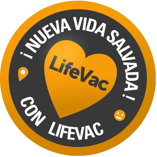 Sello nueva vida salvada con LIFEVAC - IES MEDICAL